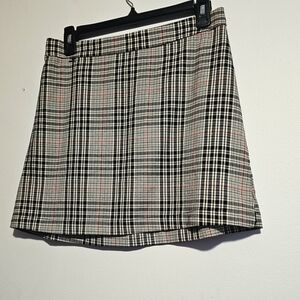 Plaid Mini Skirt